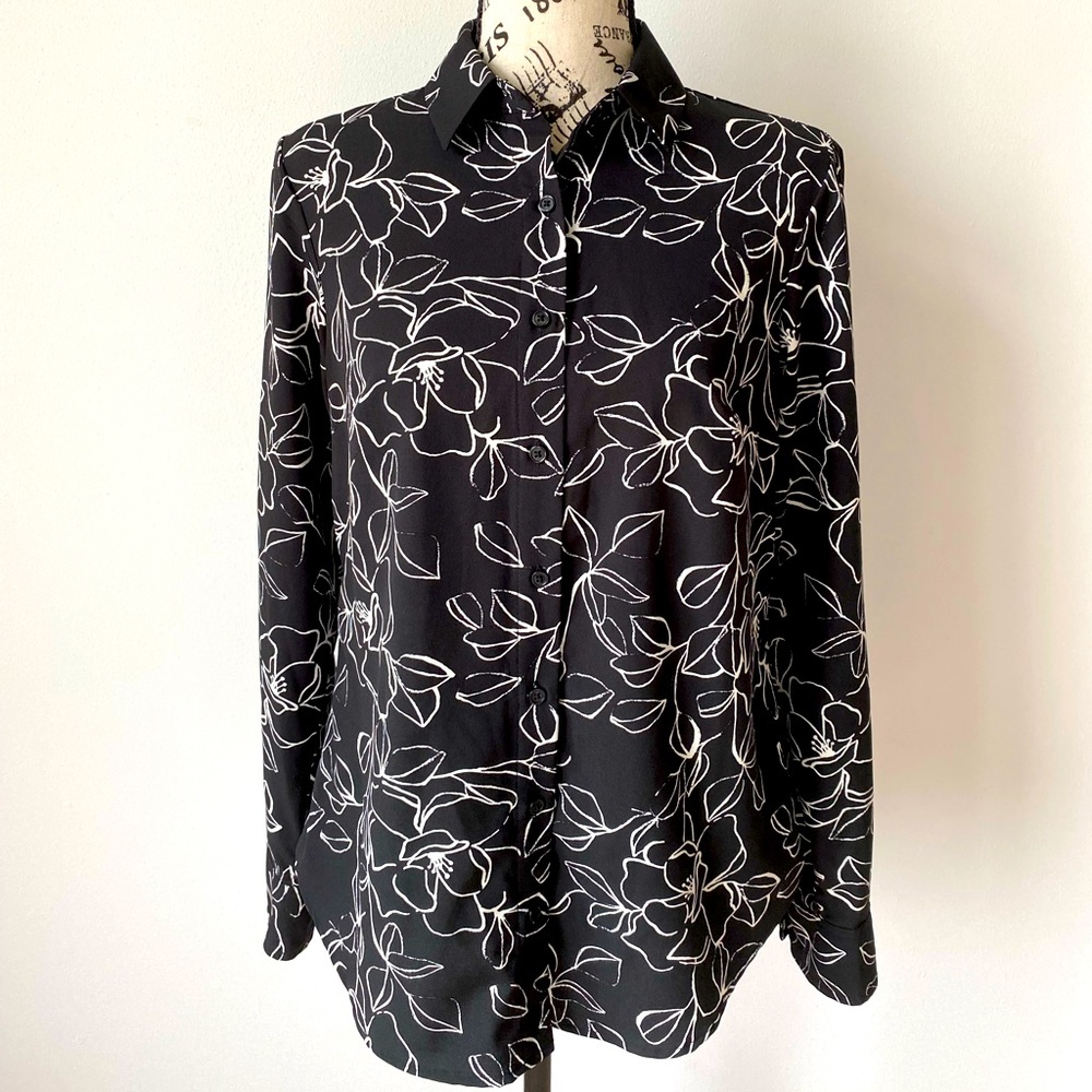 A New Day Floral Blouse